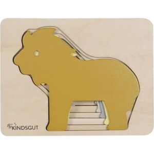 Puzzle en bois Lion de Kindsgut - Jouet éducatif pour bébé - Multicolore Puzzle en bois Lion de Kindsgut - Jouet éducatif pour bébé - Multicolore