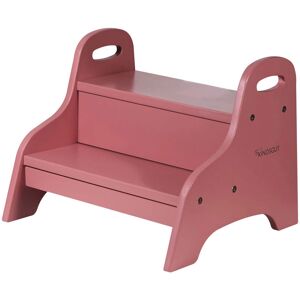 Rehausseur pour enfants en bois rose - Kindsgut - Accessoire pour salle de bain enfant - Publicité Rehausseur pour enfants en bois rose - Kindsgut - Accessoire pour salle de bain enfant - Publicité