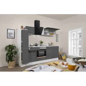 Set cucina Respekta Amsterdam - Grigio - 240cm Set cucina Respekta Amsterdam - Grigio - 240cm
