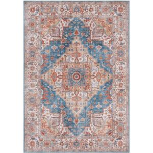 Nouristan Sylla Blue Vintage Rug - Oriental Style 80x200cm Nouristan Sylla Blue Vintage Rug - Oriental Style 80x200cm