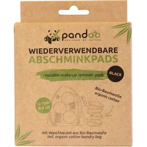 PANDOO Wiederverwendbare Schwarze Make-up Pads - Waschbar, 10 St PANDOO Wiederverwendbare Schwarze Make-up Pads - Waschbar, 10 St