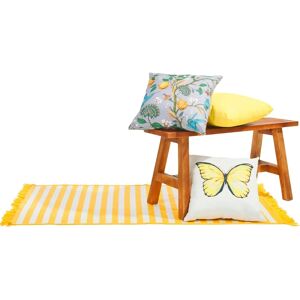 DONE Schmetterling Gelb 45x45cm Wetterfester Kissen - Kissen DONE Schmetterling Gelb 45x45cm Wetterfester Kissen - Kissen