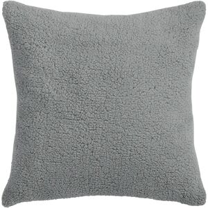 DONE Soul Kissenhülle - Weiches Teddy-Plüsch, 45x45 cm, Polyester, Silber DONE Soul Kissenhülle - Weiches Teddy-Plüsch, 45x45 cm, Polyester, Silber