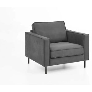 ATLANTIC HOME COLLECTION Weston - Microfaser Nubuk Sessel - Grau ATLANTIC HOME COLLECTION Weston - Microfaser Nubuk Sessel - Grau