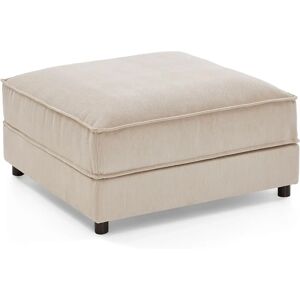 ATLANTIC HOME COLLECTION Valan Beigefarbener Hocker ATLANTIC HOME COLLECTION Valan Beigefarbener Hocker
