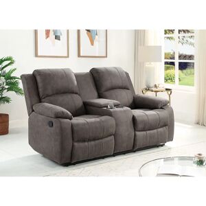 ATLANTIC HOME COLLECTION Cicero 2-Sitzer Sofa - Relax, Mikrofaser, Dunkelgrau ATLANTIC HOME COLLECTION Cicero 2-Sitzer Sofa - Relax, Mikrofaser, Dunkelgrau