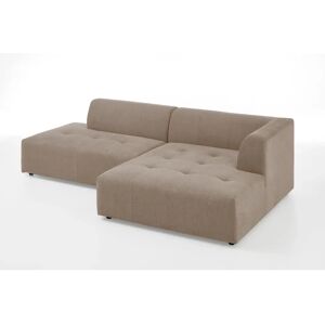 Atlantic Home Collection Leonardo 3-Sitzer, Beige, Weiche Struktur Atlantic Home Collection Leonardo 3-Sitzer, Beige, Weiche Struktur