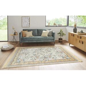 Nouristan Antik Flowers - Viscose Rug - Beige - Oriental Style Nouristan Antik Flowers - Viscose Rug - Beige - Oriental Style