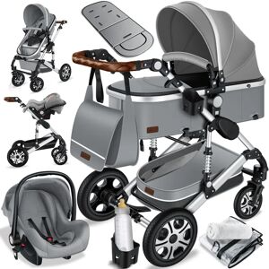 Poussette KESSER 3-en-1 avec Accessoires - Publicité Poussette KESSER 3-en-1 avec Accessoires - Publicité