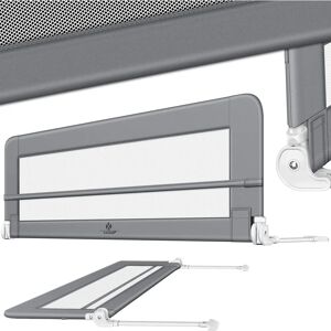 Barrière de lit KESSER - Gris clair - Protection pour enfants - Publicité Barrière de lit KESSER - Gris clair - Protection pour enfants - Publicité