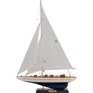 Aubaho Model Sailing Ship Enterprise - Antique Wooden Maritime Decor Aubaho Model Sailing Ship Enterprise - Antique Wooden Maritime Decor