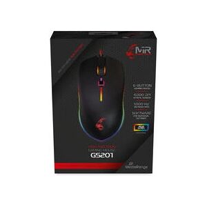 MediaRange MRGS201 Gaming Hiiri - 4000 DPI, RGB, 6 Painiketta MediaRange MRGS201 Gaming Hiiri - 4000 DPI, RGB, 6 Painiketta