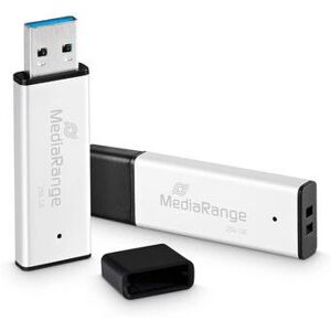 MediaRange MR1903 USB Flash Drive 256GB - USB 3.2 Gen 1 - Black, Silver MediaRange MR1903 USB Flash Drive 256GB - USB 3.2 Gen 1 - Black, Silver