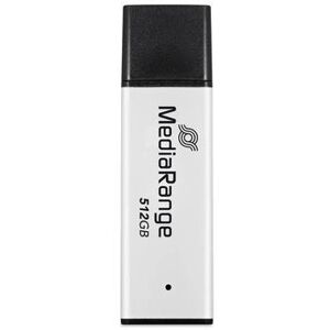 MediaRange USB Flash Drive 512GB Højhastigheds Dataopbevaring - USB 3.2 Gen 1, Sort, Sølv MediaRange USB Flash Drive 512GB Højhastigheds Dataopbevaring - USB 3.2 Gen 1, Sort, Sølv