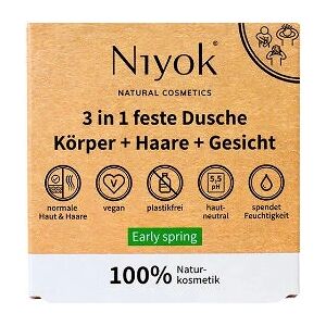 Niyok Bio 3-in-1 Reinigungsstück - Frühlingserwachen Niyok Bio 3-in-1 Reinigungsstück - Frühlingserwachen