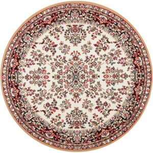 HOME AFFAIRE Yellow Round Rug - 140 cm Diameter - Durable, Short-Pile Oriental Carpet HOME AFFAIRE Yellow Round Rug - 140 cm Diameter - Durable, Short-Pile Oriental Carpet