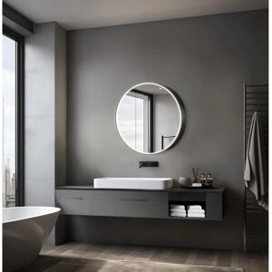 Talos Black Nova Schwarzer Aluminium-Badezimmerspiegelschrank - Badezimmerspiegelschrank Talos Black Nova Schwarzer Aluminium-Badezimmerspiegelschrank - Badezimmerspiegelschrank