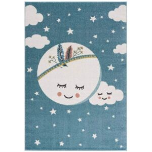 Carpet City Børnetæppe Moon Anime 9383 Blau 120x160 Cm Carpet City Børnetæppe Moon Anime 9383 Blau 120x160 Cm