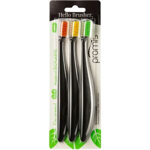 Promis Brosse à Dents Écologique en Bioplastique - Pack de 3 - Publicité Promis Brosse à Dents Écologique en Bioplastique - Pack de 3 - Publicité