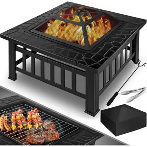 KESSER Pozo de Fuego - 82x82x50cm - Multifuncional Calefacción/Barbacoa KESSER Pozo de Fuego - 82x82x50cm - Multifuncional Calefacción/Barbacoa