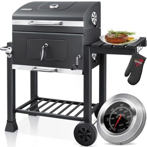 Carrello BBQ KESSER Master - Manico in acciaio inox - Carrello da barbecue Carrello BBQ KESSER Master - Manico in acciaio inox - Carrello da barbecue