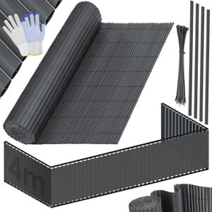 KESSER - Recinzione privacy in PVC - Resistente alle intemperie, Elegante, Giardino KESSER - Recinzione privacy in PVC - Resistente alle intemperie, Elegante, Giardino