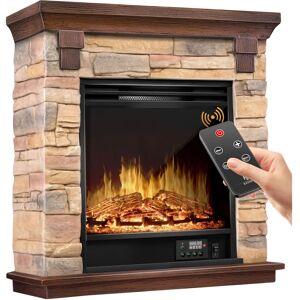 KESSER Elektrischer Kamin Casminetto - Verstellbares Licht & Heizung KESSER Elektrischer Kamin Casminetto - Verstellbares Licht & Heizung