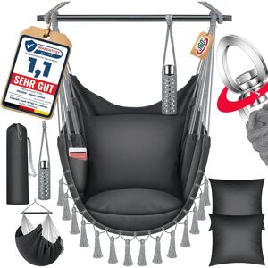 Sedia sospesa KESSER - Supporta 150kg, Cuscini, Porta bevande Sedia sospesa KESSER - Supporta 150kg, Cuscini, Porta bevande