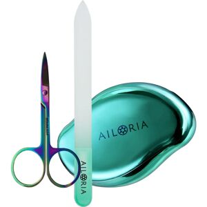 Ailoria Doucette Set - Hornhautentferner, Glasnagelfeile, Nagelschere Ailoria Doucette Set - Hornhautentferner, Glasnagelfeile, Nagelschere