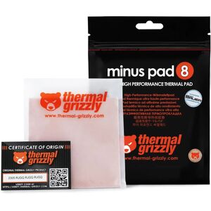 Thermal Grizzly Minus Pad 8 - Termisk pude - Rosa - 100x100x3mm Thermal Grizzly Minus Pad 8 - Termisk pude - Rosa - 100x100x3mm