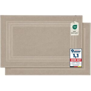 Sevval Kmf-badmatta-50x70-beige - Tapis de bain - Publicité Sevval Kmf-badmatta-50x70-beige - Tapis de bain - Publicité
