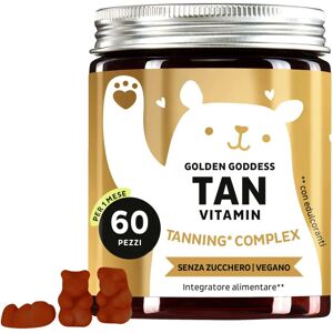 BEARS WITH BENEFITS Golden Goddess Tan Vitamin - Vegano, Sin Azúcar, Antioxidantes BEARS WITH BENEFITS Golden Goddess Tan Vitamin - Vegano, Sin Azúcar, Antioxidantes