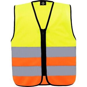 Korntex - KWRX - Jaune-Orange - S - Safety Vest - Publicité Korntex - KWRX - Jaune-Orange - S - Safety Vest - Publicité
