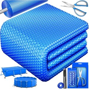 KESSER Couverture solaire pour piscine ø 244 cm - Rétention de chaleur - Résistant UV - Publicité KESSER Couverture solaire pour piscine ø 244 cm - Rétention de chaleur - Résistant UV - Publicité