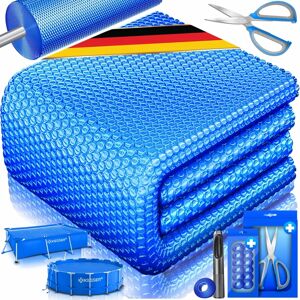 Couverture solaire pour piscine KESSER ø 244 cm - Rétention de chaleur, UV résistante, écologique - Publicité Couverture solaire pour piscine KESSER ø 244 cm - Rétention de chaleur, UV résistante, écologique - Publicité