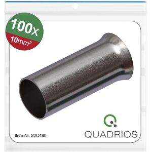 Quadrios 22C480 Manguitos de alambre - 10 mm², 100 piezas Quadrios 22C480 Manguitos de alambre - 10 mm², 100 piezas