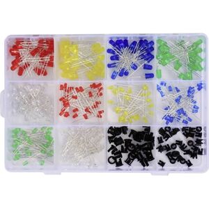 TRU COMPONENTS T23O125 LED Assortiment - Kleuren, 3mm, 5mm - LED Type TRU COMPONENTS T23O125 LED Assortiment - Kleuren, 3mm, 5mm - LED Type