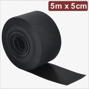 Quadrios 24CA310 Klettband - 5m x 5cm - Schwarz Quadrios 24CA310 Klettband - 5m x 5cm - Schwarz