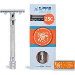 Rasoir de sécurité Merkur 25C - Peigne ouvert classique - Publicité Rasoir de sécurité Merkur 25C - Peigne ouvert classique - Publicité