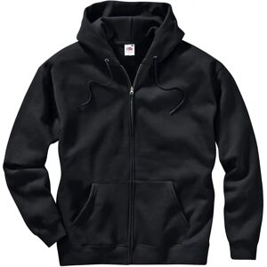 Fruit of the Loom Schwarze Herren Kapuzensweatjacke Fruit of the Loom Schwarze Herren Kapuzensweatjacke