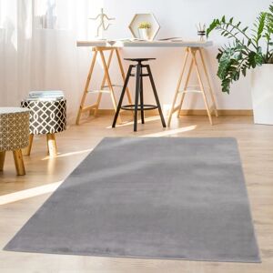 Carpet City TOPIA 400 - Hochflor-Teppich, 160x230cm, Grau Carpet City TOPIA 400 - Hochflor-Teppich, 160x230cm, Grau