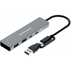Graugear GG 18116 - Kompakter Aluminium USB 3.1 Hub - 4 Ports, 10 Gbps Graugear GG 18116 - Kompakter Aluminium USB 3.1 Hub - 4 Ports, 10 Gbps