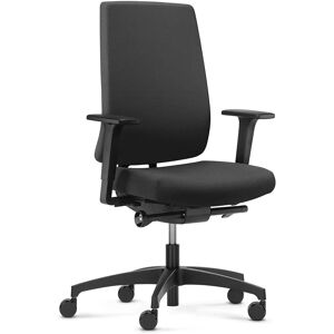Chaise de Bureau Noire Dauphin avec Dossier Réglable - Chaise de Bureau - Publicité Chaise de Bureau Noire Dauphin avec Dossier Réglable - Chaise de Bureau - Publicité