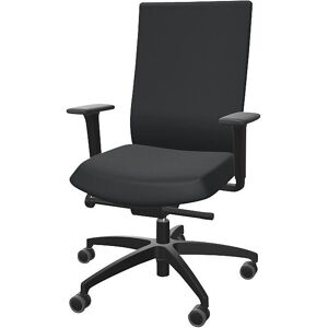 Chaise de bureau ergonomique Dauphin AJ 4876_SLP - Noir - Publicité Chaise de bureau ergonomique Dauphin AJ 4876_SLP - Noir - Publicité
