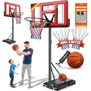 KESSER - Canasta de baloncesto ajustable en altura - Equipo deportivo KESSER - Canasta de baloncesto ajustable en altura - Equipo deportivo