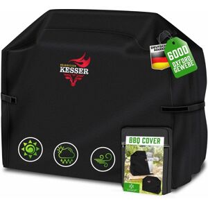Housse de barbecue premium noire KESSER - Résistante aux intempéries pour Weber, Char Broil - Publicité Housse de barbecue premium noire KESSER - Résistante aux intempéries pour Weber, Char Broil - Publicité
