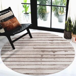 Carpet City Moda Runde Beigeteppich - Teppiche Carpet City Moda Runde Beigeteppich - Teppiche
