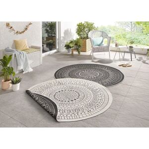 NORTHRUGS Porto Wendeteppich - Round Ethno-Style Indoor Outdoor Rug NORTHRUGS Porto Wendeteppich - Round Ethno-Style Indoor Outdoor Rug