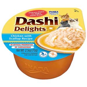 Inaba Dashi Delights Csirke és kagyló - Macska jutalom - 70G Inaba Dashi Delights Csirke és kagyló - Macska jutalom - 70G