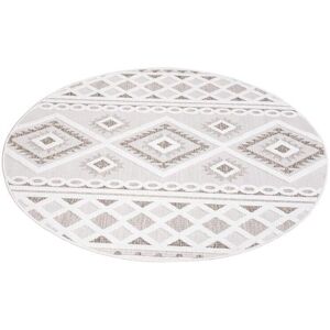 City Tæppe Santorini 435 Creme 120 cm rund - Teppich City Tæppe Santorini 435 Creme 120 cm rund - Teppich
